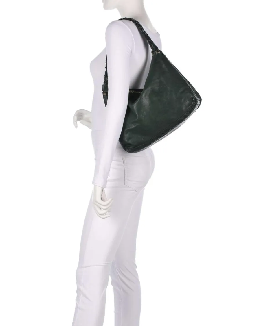 Campomaggi Shoulder Bags|Hobo Bags-Hobo bag fine grain cow leather