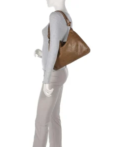 Campomaggi Shoulder Bags|Hobo Bags-Hobo bag fine grain cow leather