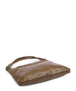 Campomaggi Shoulder Bags|Hobo Bags-Hobo bag fine grain cow leather