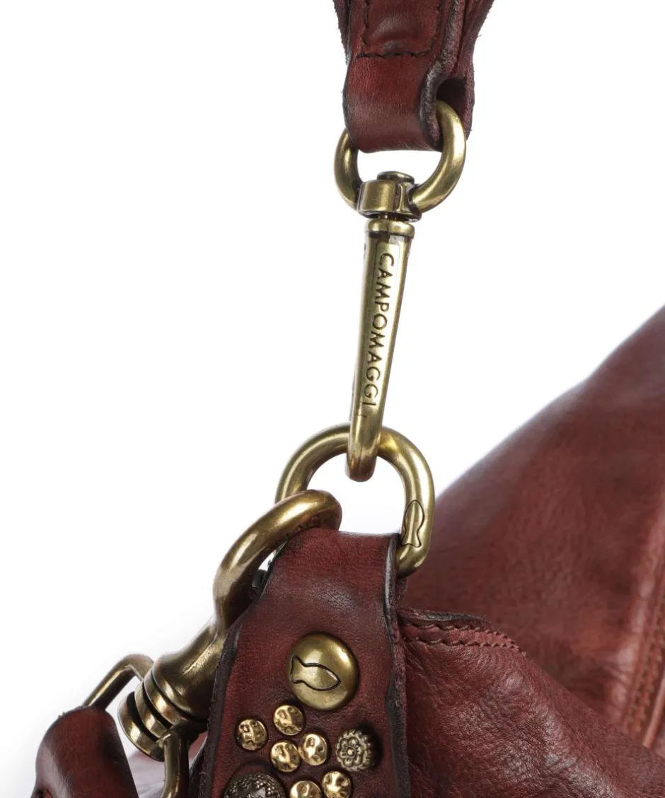 Campomaggi Shoulder Bags|Hobo Bags-Hobo bag fine grain cow leather
