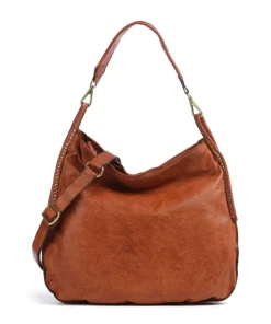 Campomaggi Shoulder Bags|Hobo Bags-Hobo bag fine grain cow leather