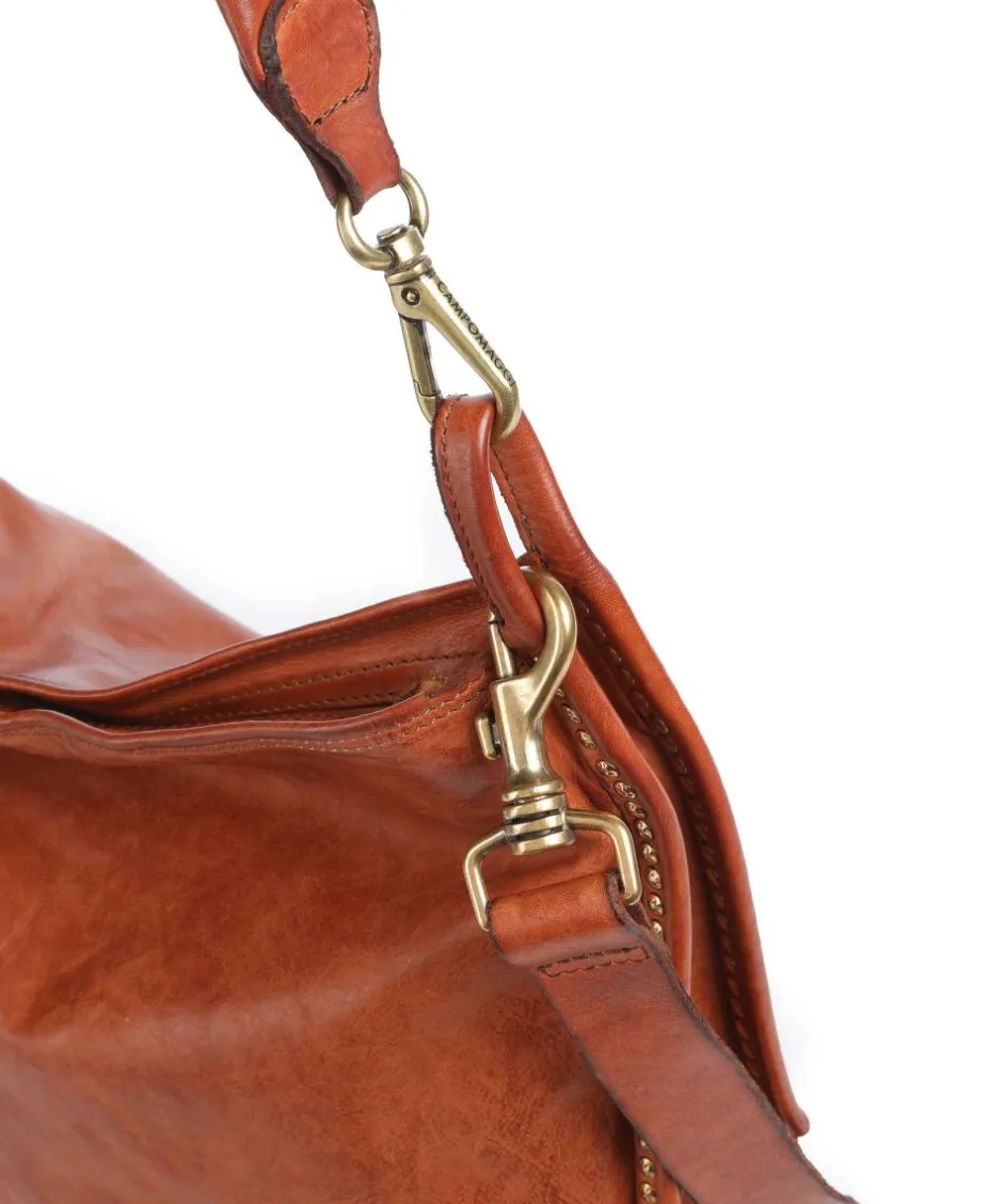 Campomaggi Shoulder Bags|Hobo Bags-Hobo bag fine grain cow leather