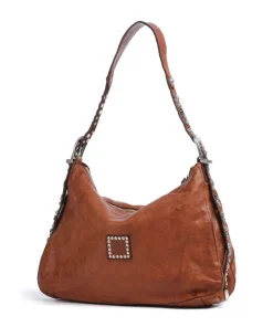 Campomaggi Shoulder Bags|Hobo Bags-Hobo bag fine grain cow leather