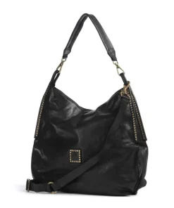 Campomaggi Shoulder Bags|Hobo Bags-Hobo bag fine grain cow leather