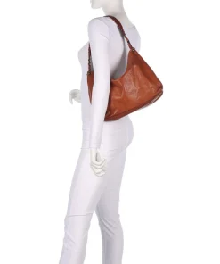 Campomaggi Shoulder Bags|Hobo Bags-Hobo bag fine grain cow leather