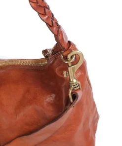 Campomaggi Shoulder Bags|Hobo Bags-Hobo bag fine grain cow leather