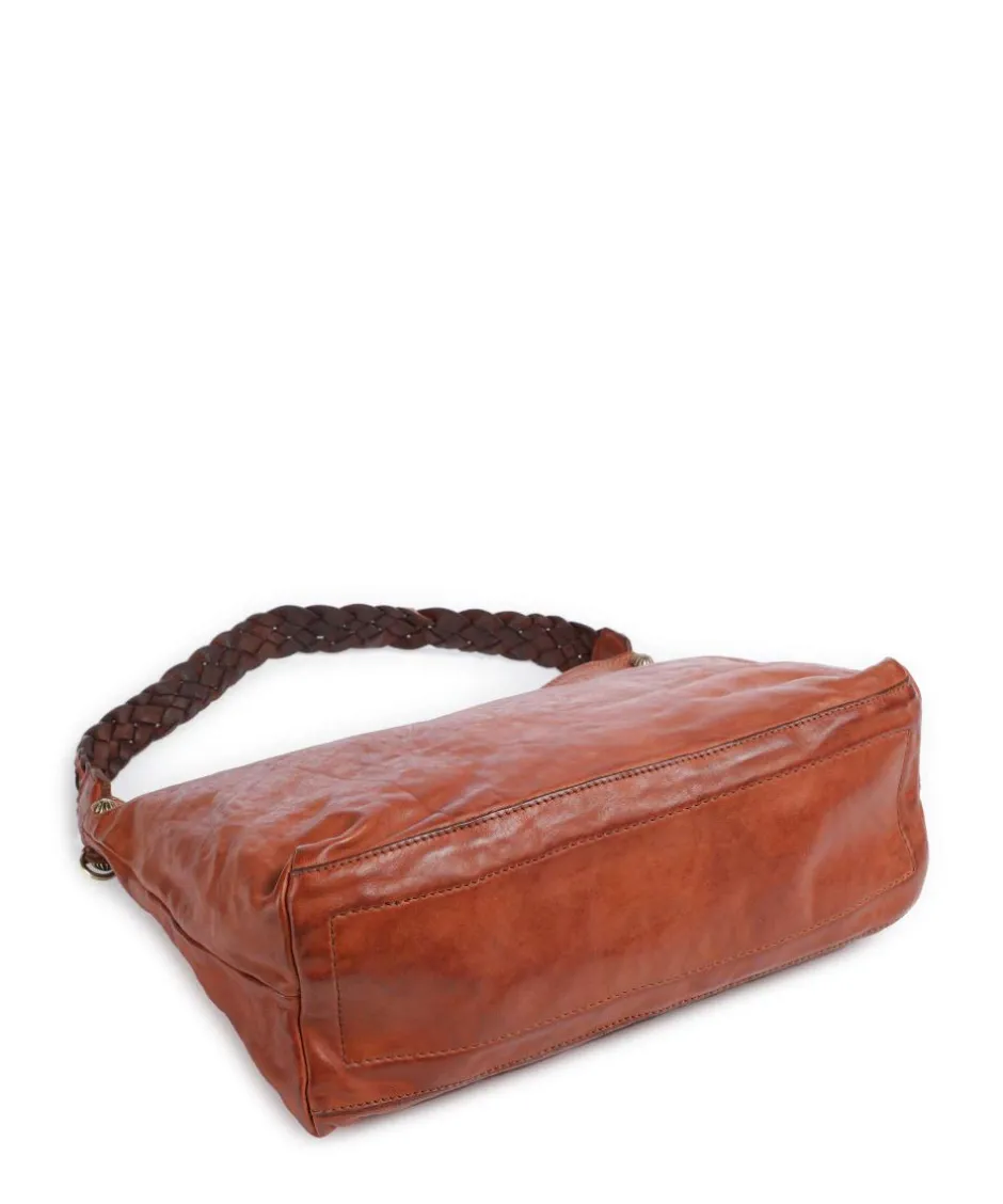 Campomaggi Shoulder Bags|Hobo Bags-Hobo bag fine grain cow leather