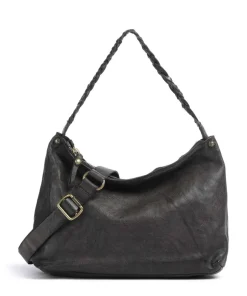 Campomaggi Shoulder Bags|Hobo Bags-Hobo bag fine grain cow leather