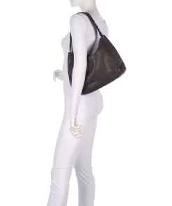 Campomaggi Shoulder Bags|Hobo Bags-Hobo bag fine grain cow leather