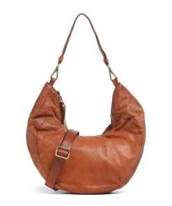 Campomaggi Shoulder Bags|Hobo Bags-Hobo bag fine grain cow leather