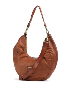 Campomaggi Shoulder Bags|Hobo Bags-Hobo bag fine grain cow leather