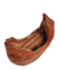 Campomaggi Shoulder Bags|Hobo Bags-Hobo bag fine grain cow leather