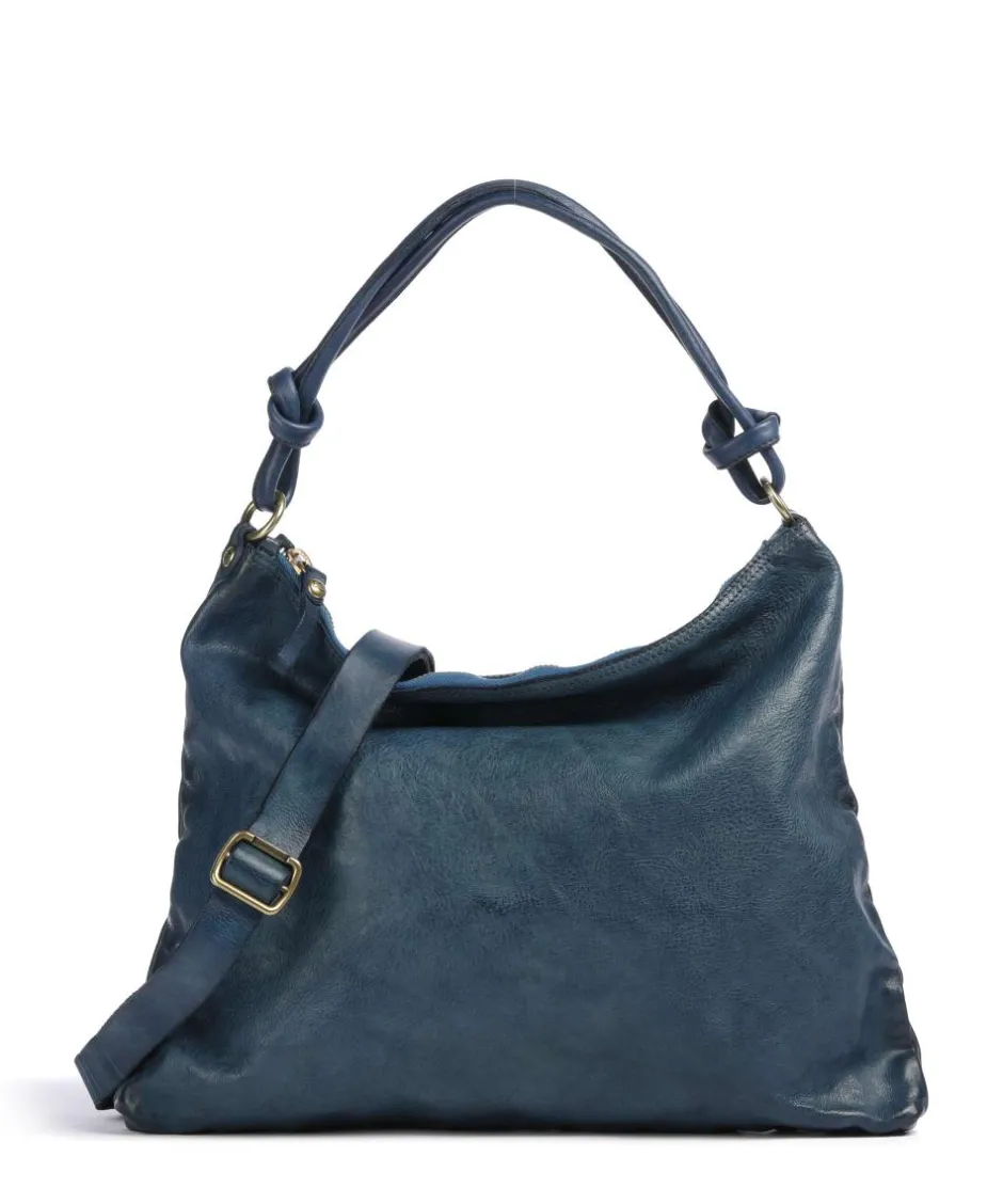 Campomaggi Shoulder Bags|Hobo Bags-Hobo bag fine grain cow leather