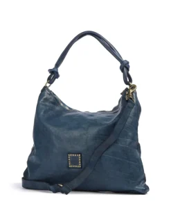 Campomaggi Shoulder Bags|Hobo Bags-Hobo bag fine grain cow leather