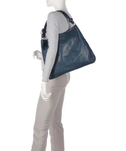 Campomaggi Shoulder Bags|Hobo Bags-Hobo bag fine grain cow leather