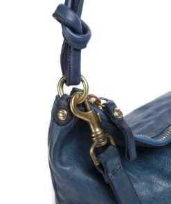 Campomaggi Shoulder Bags|Hobo Bags-Hobo bag fine grain cow leather