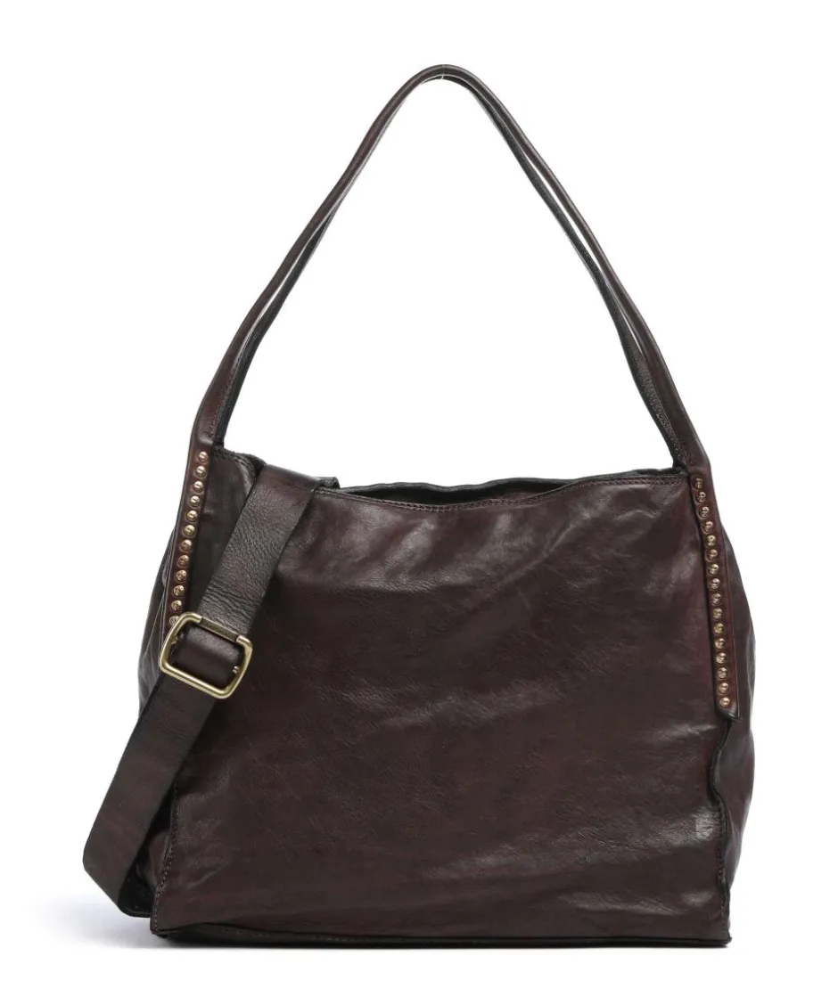 Campomaggi Shoulder Bags|Hobo Bags-Hobo bag fine grain cow leather