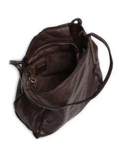 Campomaggi Shoulder Bags|Hobo Bags-Hobo bag fine grain cow leather
