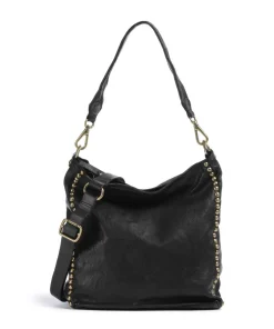 Campomaggi Shoulder Bags|Hobo Bags-Hobo bag fine grain cow leather