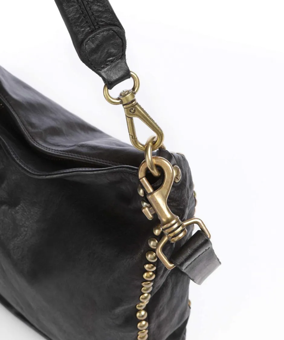 Campomaggi Shoulder Bags|Hobo Bags-Hobo bag fine grain cow leather