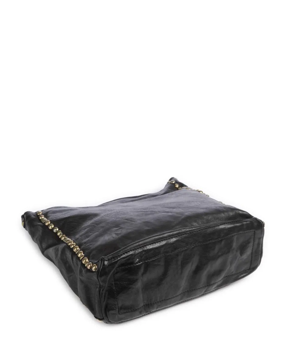 Campomaggi Shoulder Bags|Hobo Bags-Hobo bag fine grain cow leather