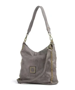Campomaggi Shoulder Bags|Hobo Bags-Hobo bag fine grain cow leather