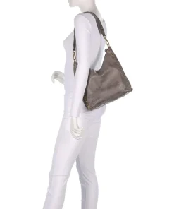 Campomaggi Shoulder Bags|Hobo Bags-Hobo bag fine grain cow leather