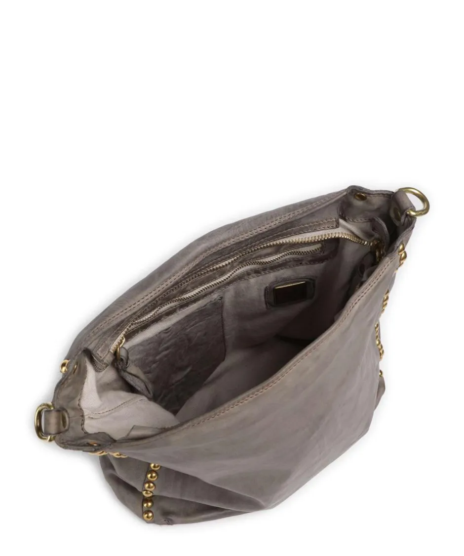Campomaggi Shoulder Bags|Hobo Bags-Hobo bag fine grain cow leather