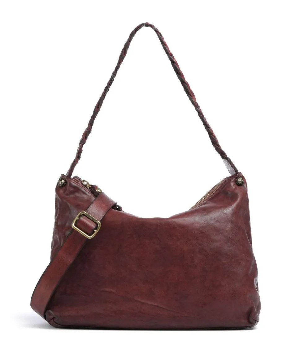 Campomaggi Shoulder Bags|Hobo Bags-Hobo bag fine grain cow leather