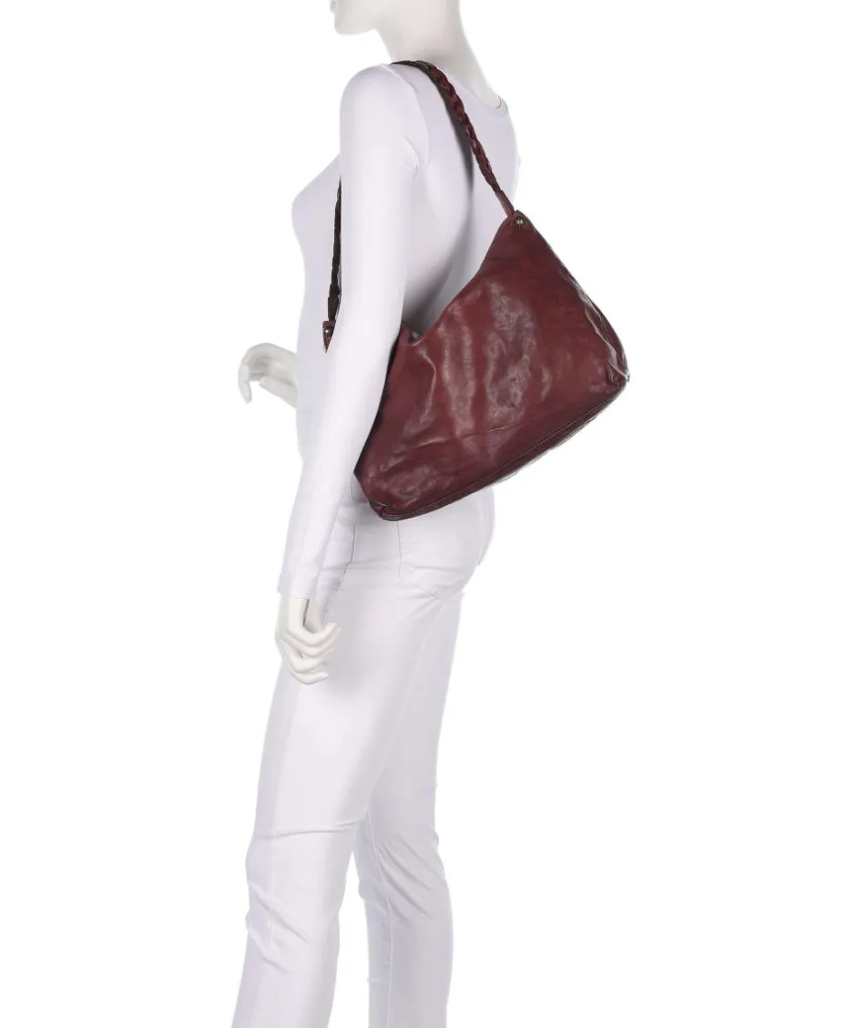 Campomaggi Shoulder Bags|Hobo Bags-Hobo bag fine grain cow leather