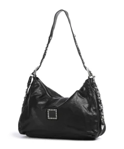 Campomaggi Shoulder Bags|Hobo Bags-Hobo bag fine grain cow leather
