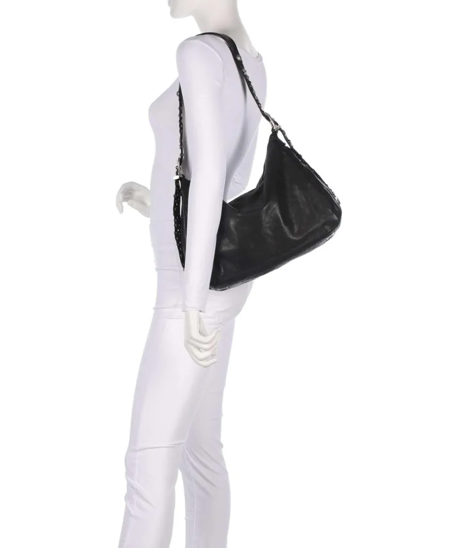 Campomaggi Shoulder Bags|Hobo Bags-Hobo bag fine grain cow leather