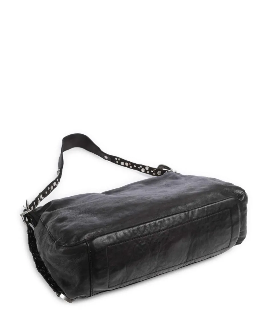 Campomaggi Shoulder Bags|Hobo Bags-Hobo bag fine grain cow leather