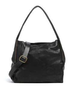 Campomaggi Shoulder Bags|Hobo Bags-Hobo bag fine grain cow leather