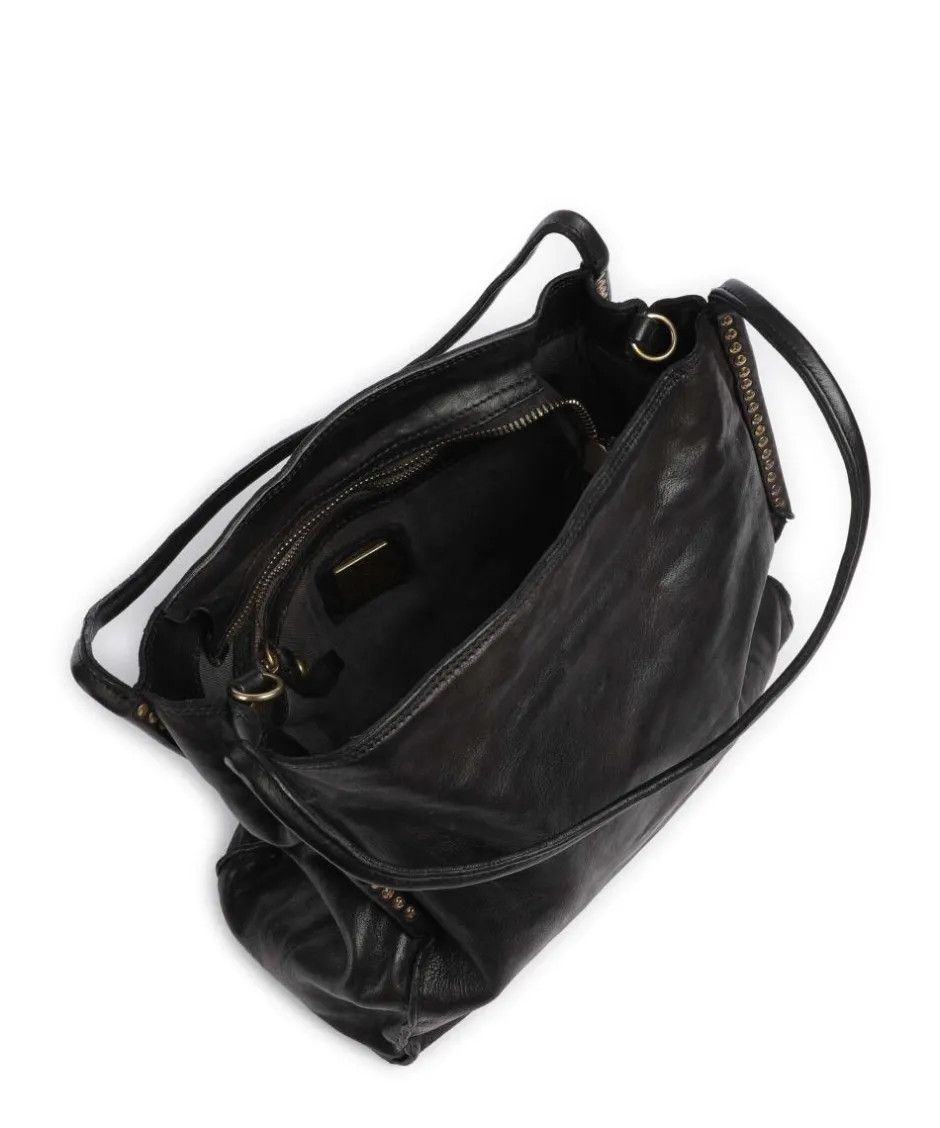 Campomaggi Shoulder Bags|Hobo Bags-Hobo bag fine grain cow leather