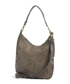Campomaggi Shoulder Bags|Hobo Bags-Hobo bag fine grain cow leather