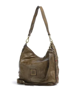 Campomaggi Shoulder Bags|Hobo Bags-Hobo bag fine grain cow leather