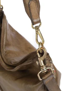 Campomaggi Shoulder Bags|Hobo Bags-Hobo bag fine grain cow leather