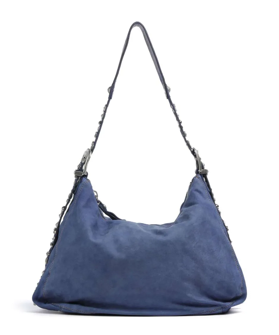 Campomaggi Shoulder Bags|Hobo Bags-Hobo bag fine grain cow leather