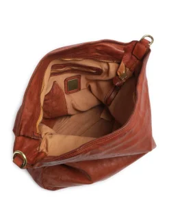 Campomaggi Shoulder Bags|Hobo Bags-Hobo bag fine grain cow leather