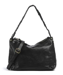 Campomaggi Shoulder Bags|Hobo Bags-Hobo bag fine grain cow leather