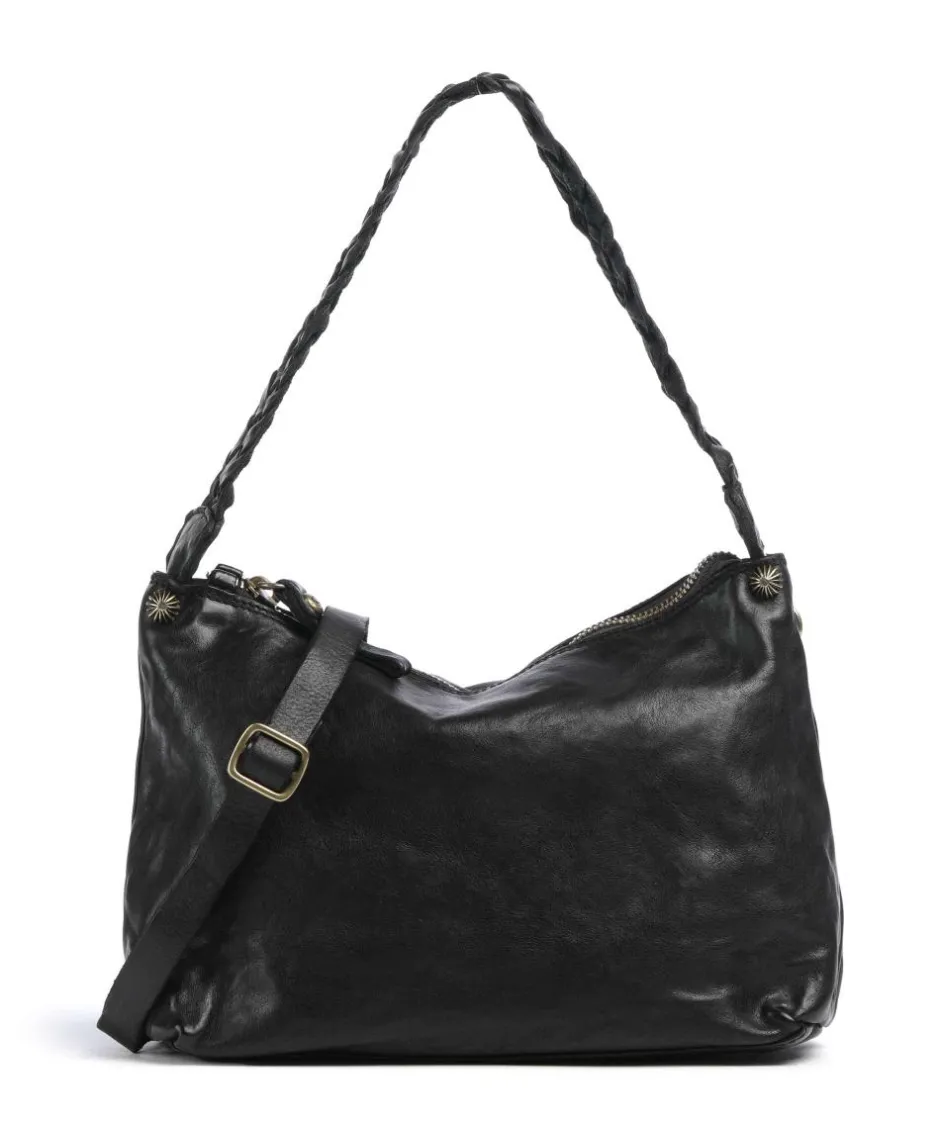 Campomaggi Shoulder Bags|Hobo Bags-Hobo bag fine grain cow leather