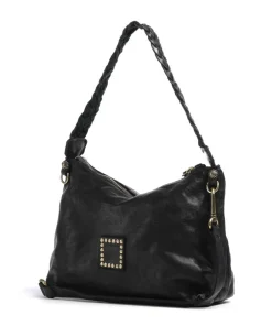 Campomaggi Shoulder Bags|Hobo Bags-Hobo bag fine grain cow leather