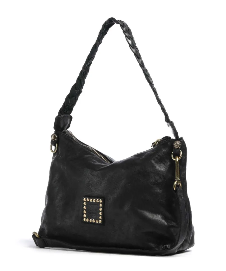 Campomaggi Shoulder Bags|Hobo Bags-Hobo bag fine grain cow leather