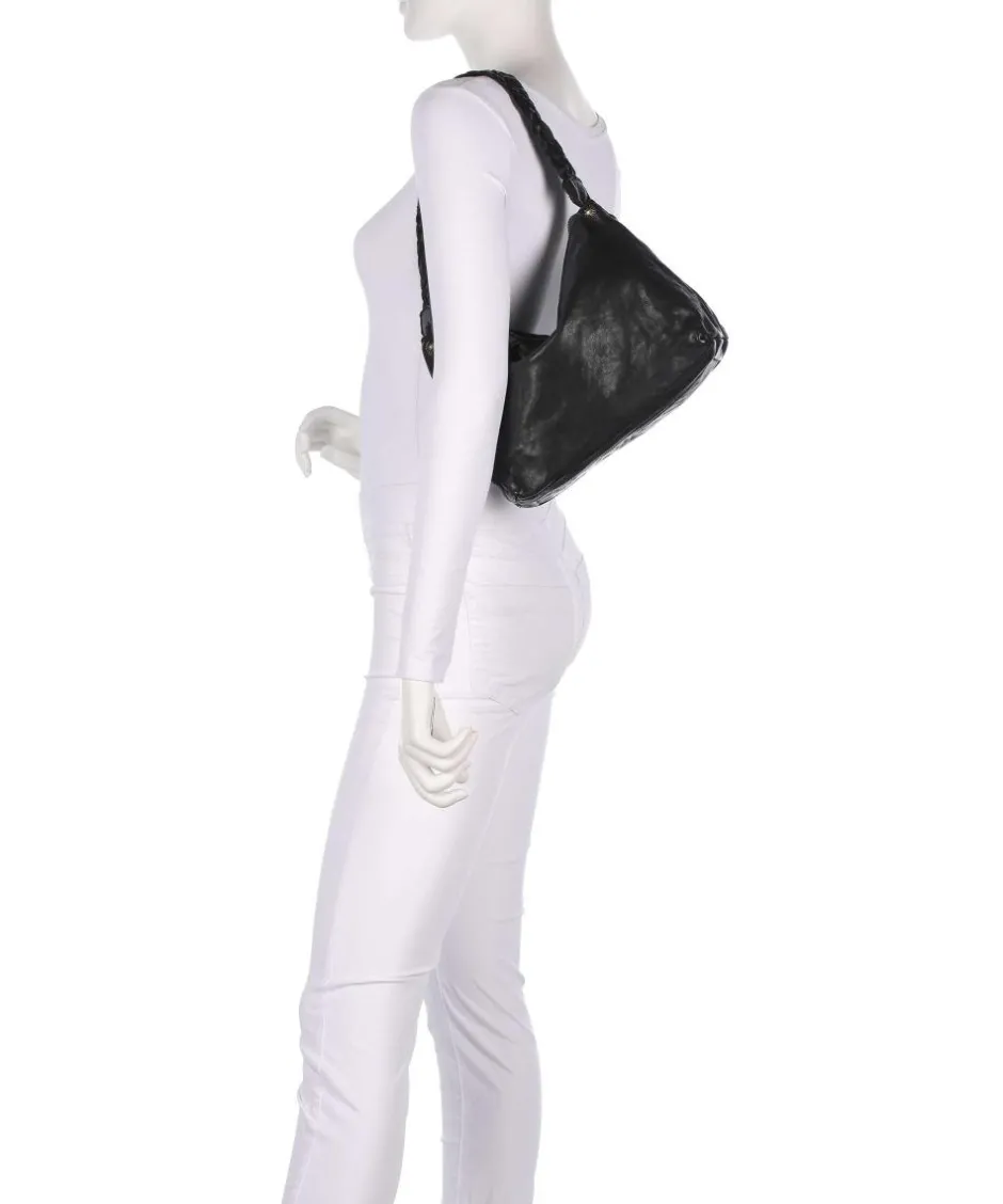 Campomaggi Shoulder Bags|Hobo Bags-Hobo bag fine grain cow leather