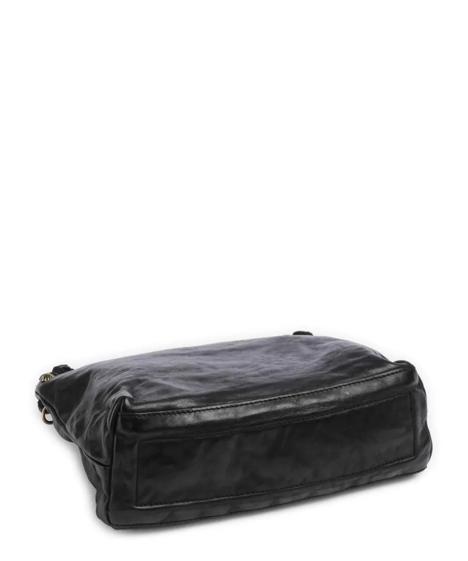 Campomaggi Shoulder Bags|Hobo Bags-Hobo bag fine grain cow leather