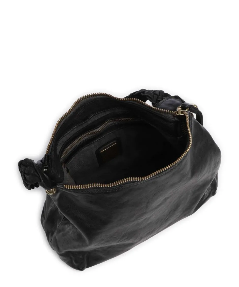 Campomaggi Shoulder Bags|Hobo Bags-Hobo bag fine grain cow leather