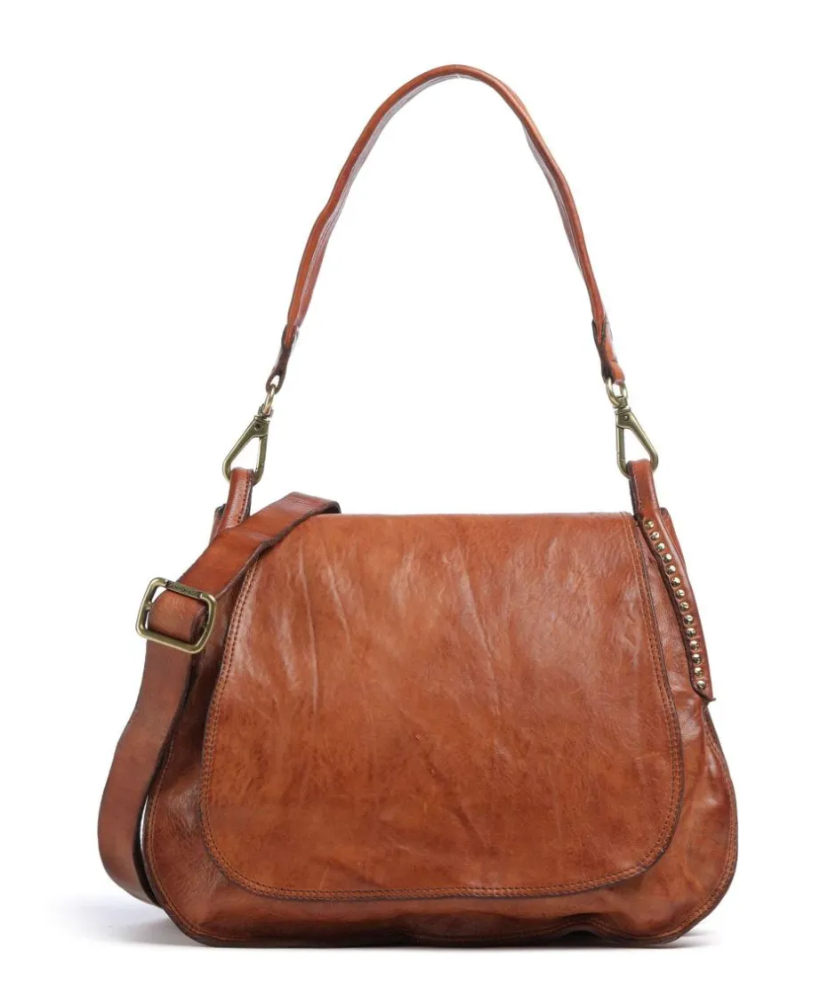 Campomaggi Shoulder Bags|Hobo Bags-Hobo bag fine grain cow leather