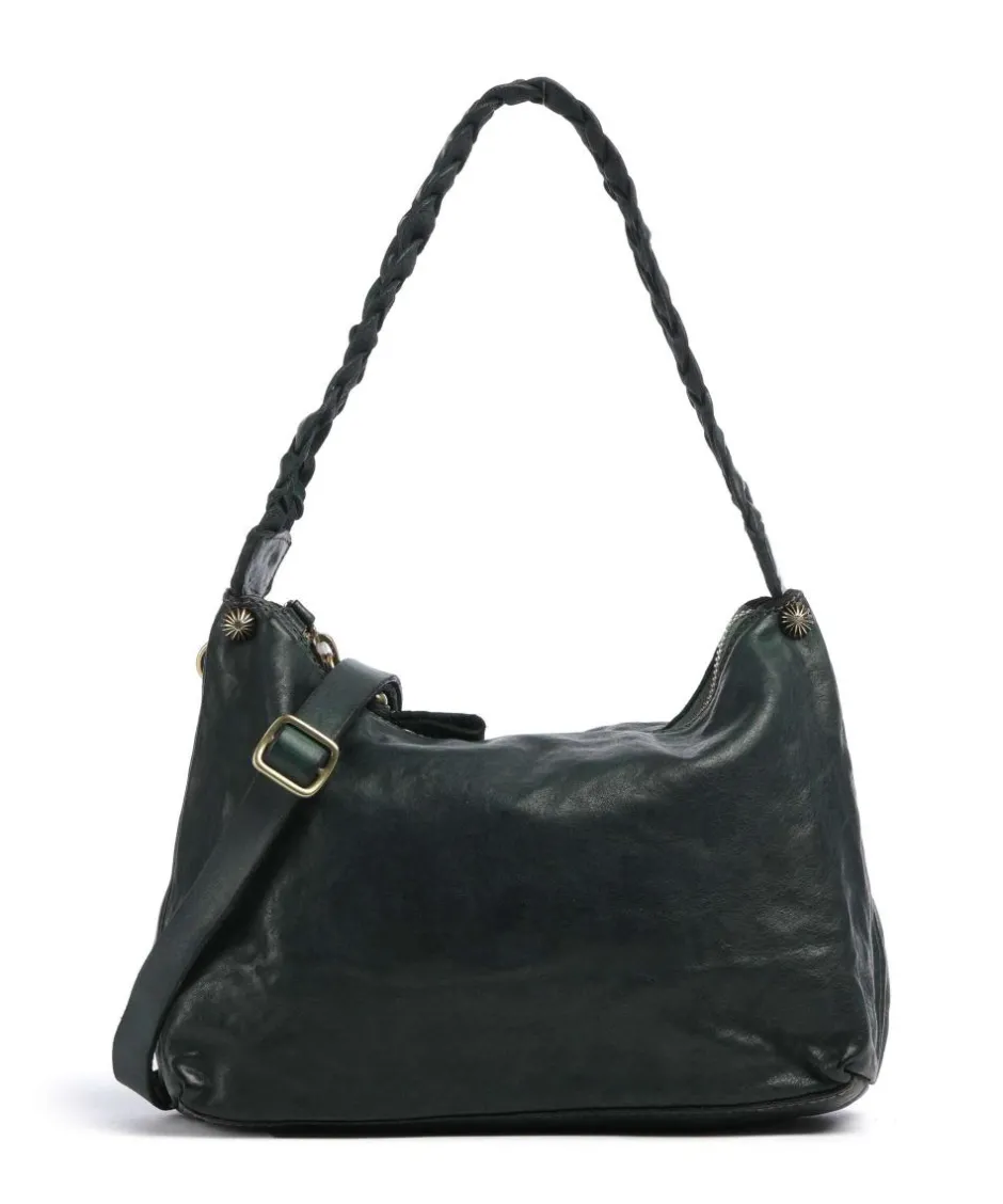 Campomaggi Shoulder Bags|Hobo Bags-Hobo bag fine grain cow leather