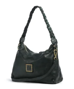 Campomaggi Shoulder Bags|Hobo Bags-Hobo bag fine grain cow leather